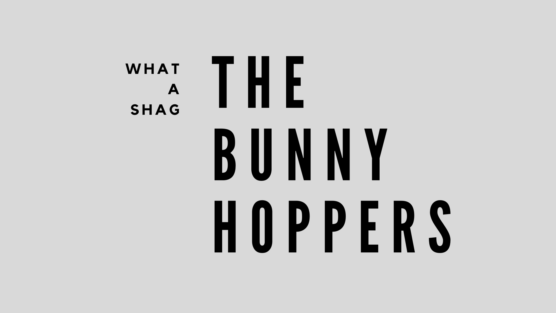 The Bunny Hoppers • SHAG.LT